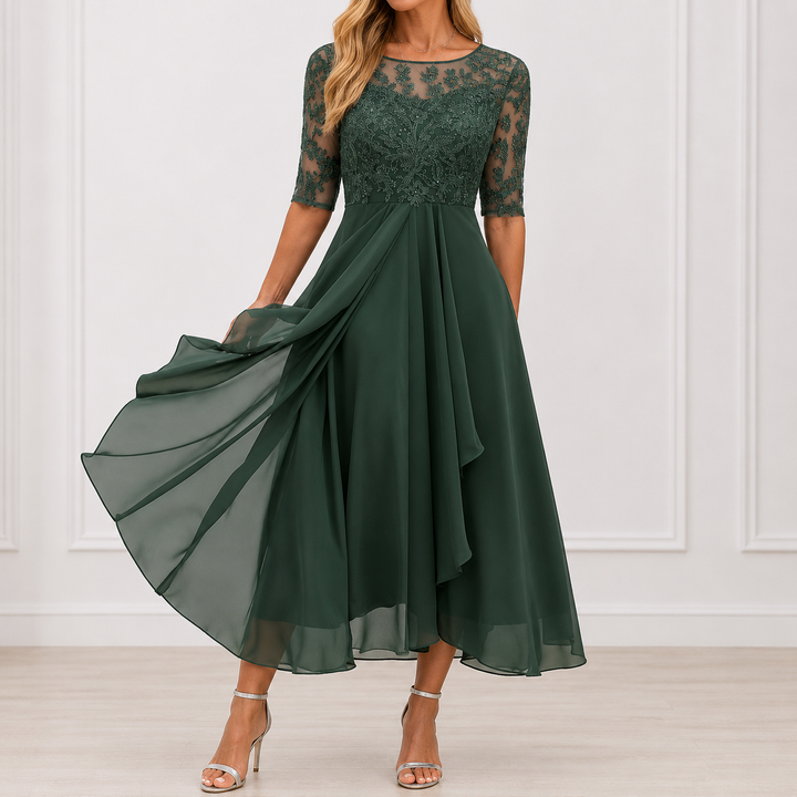 Delaunay | Robe Élégante Florale Marie
