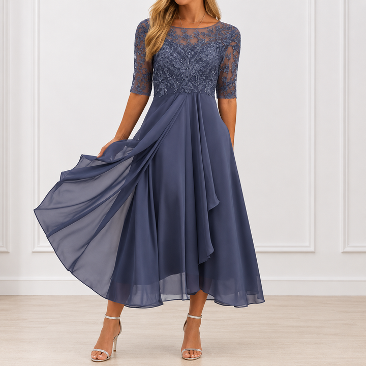 Delaunay | Robe Élégante Florale Marie