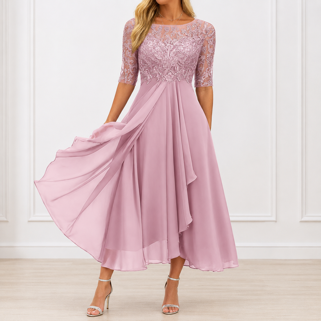 Delaunay | Robe Élégante Florale Marie