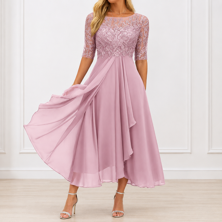 Delaunay | Robe Élégante Florale Marie