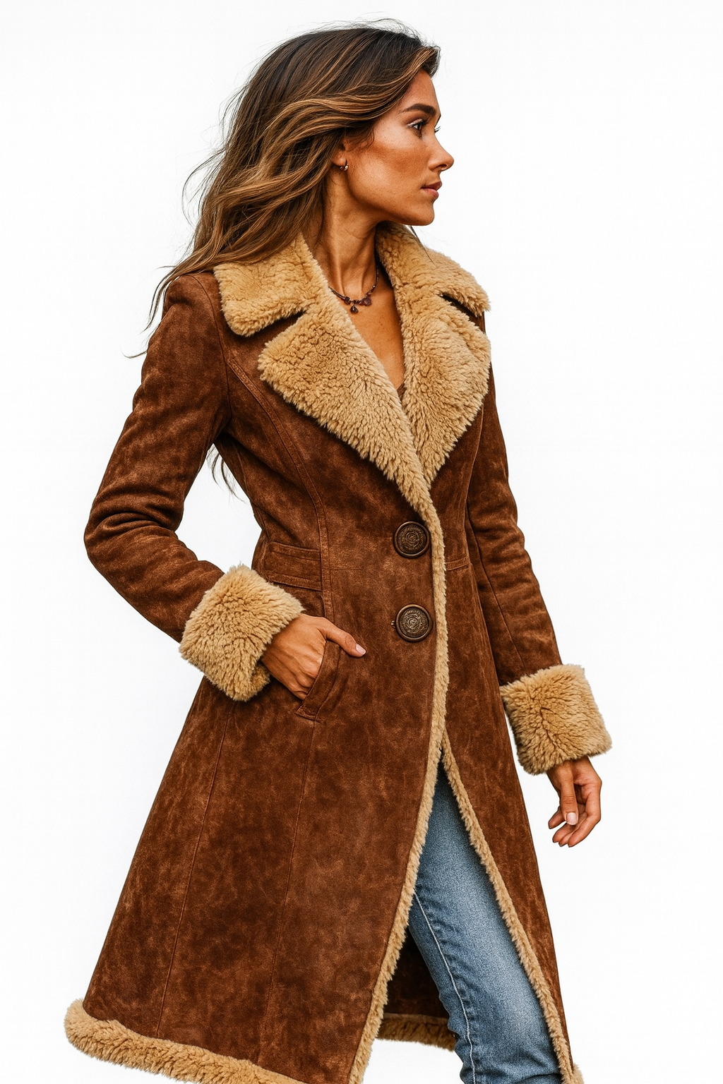 Amelie™ | Long Manteau Vintage