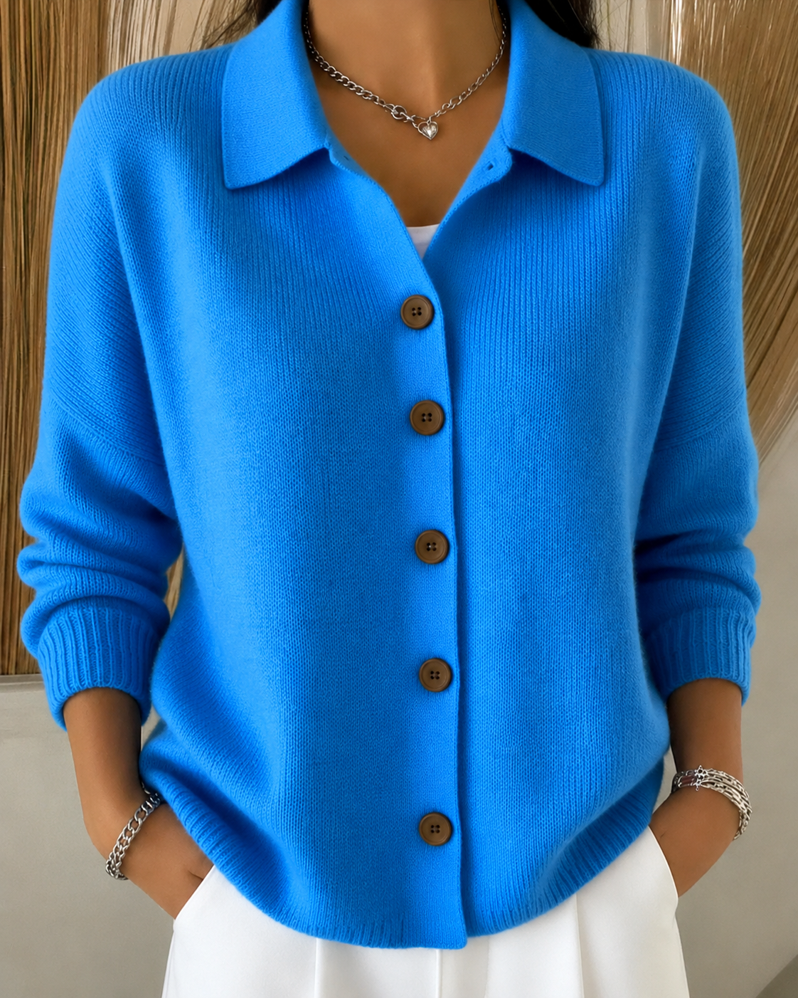 Sienna | Cardigan à Col