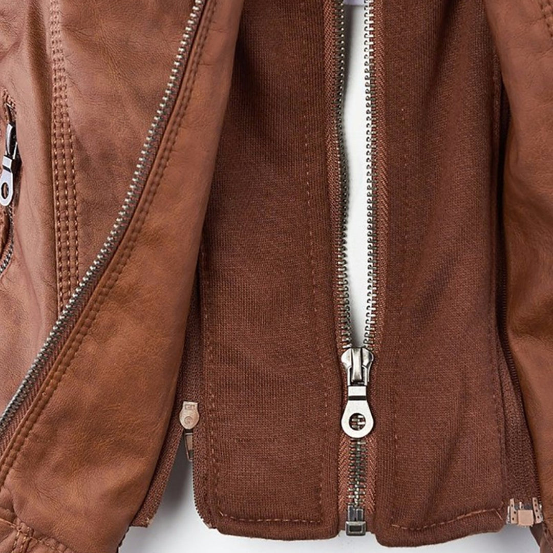 Callista | Veste moto à capuche