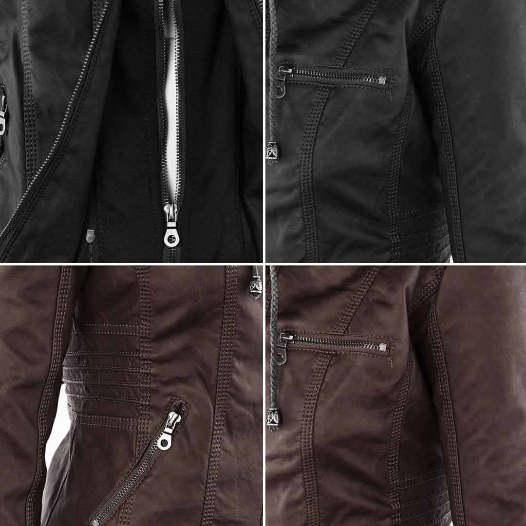 Callista | Veste moto à capuche