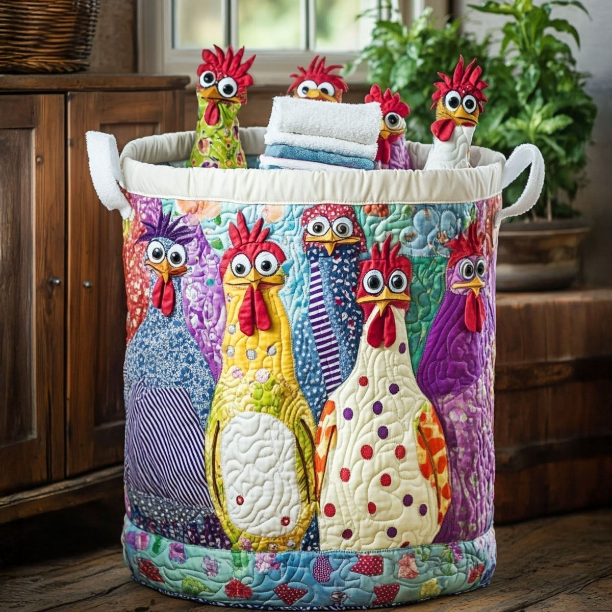 Clara | Panier Matelassé Cousu Main