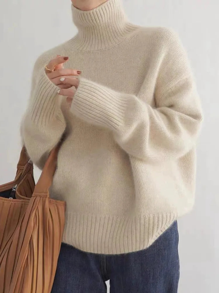 DELAUNAY | Pull Col Roulé Oversize Nathalie