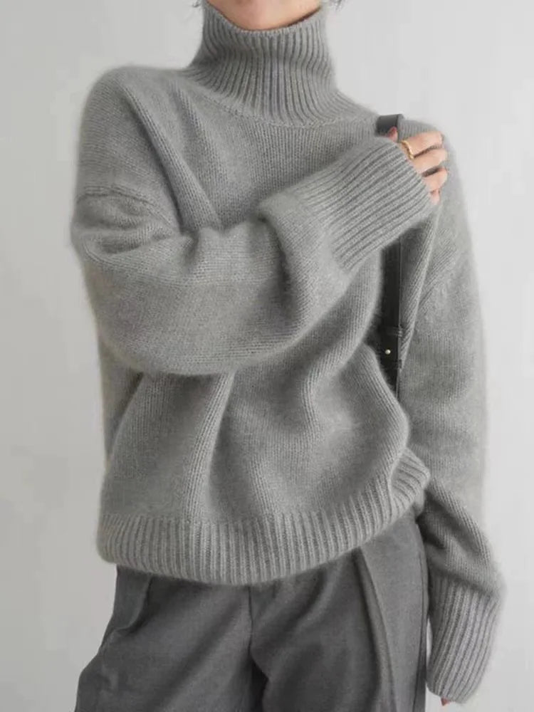 DELAUNAY | Pull Col Roulé Oversize Nathalie