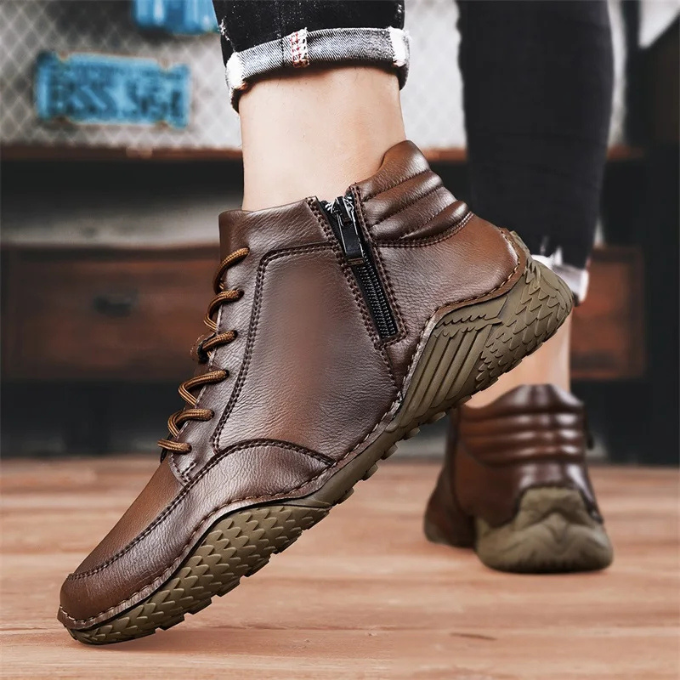 DELAUNAY | Bottes en Cuir Robustes pour Hommes