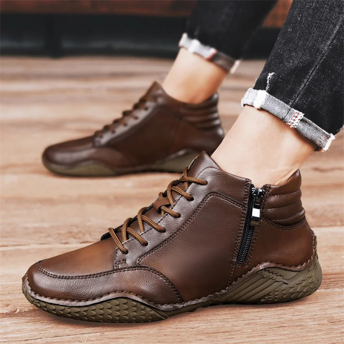 DELAUNAY | Bottes en Cuir Robustes pour Hommes
