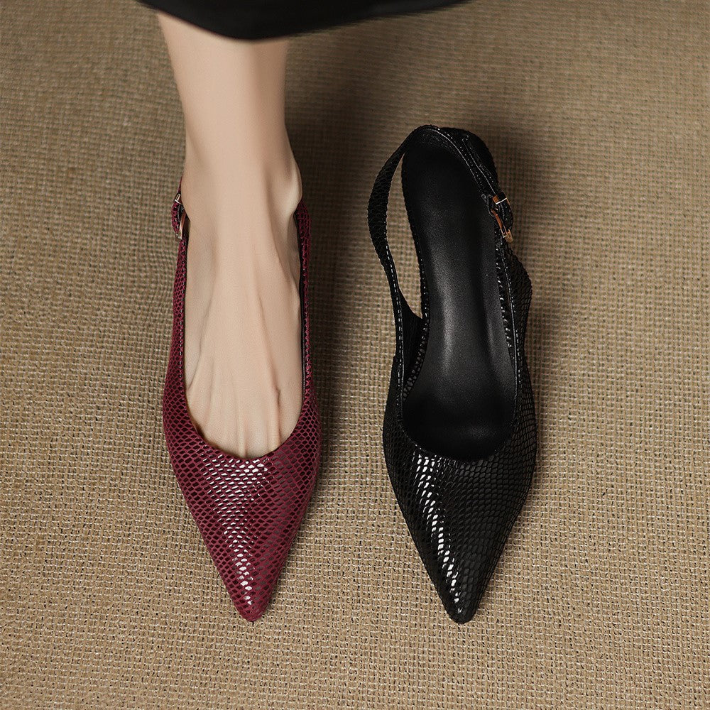 Céliane | Talons en Cuir