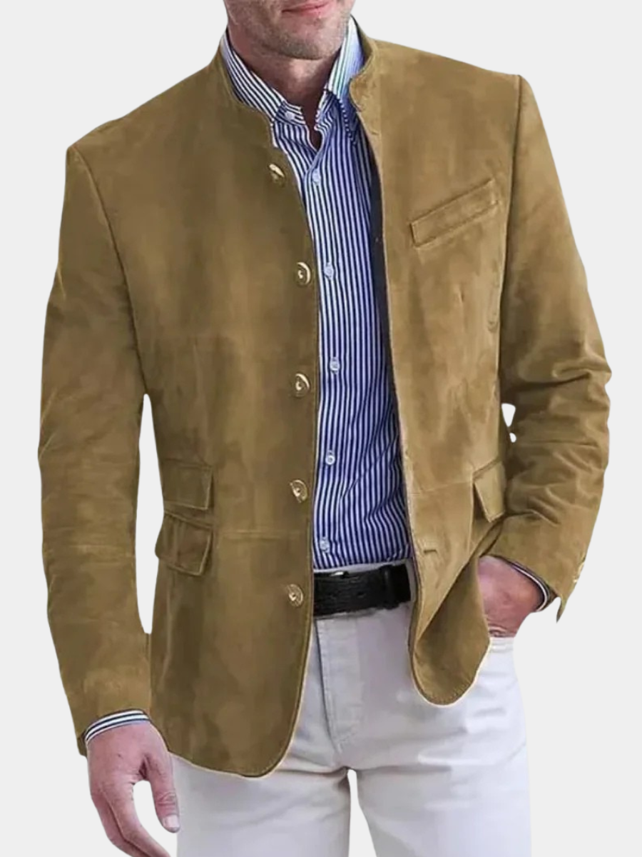 DELAUNAY | Veste en Cuir Suede