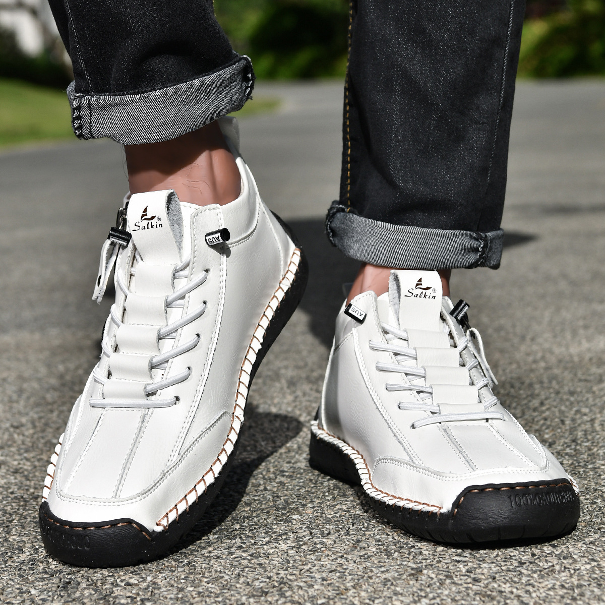 DELAUNAY | Chaussures en Nabuk avec Zip pour Homme