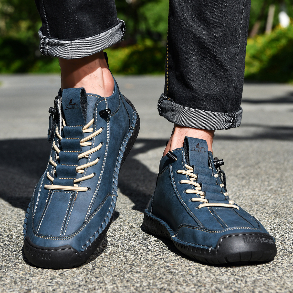 DELAUNAY | Chaussures en Nabuk avec Zip pour Homme