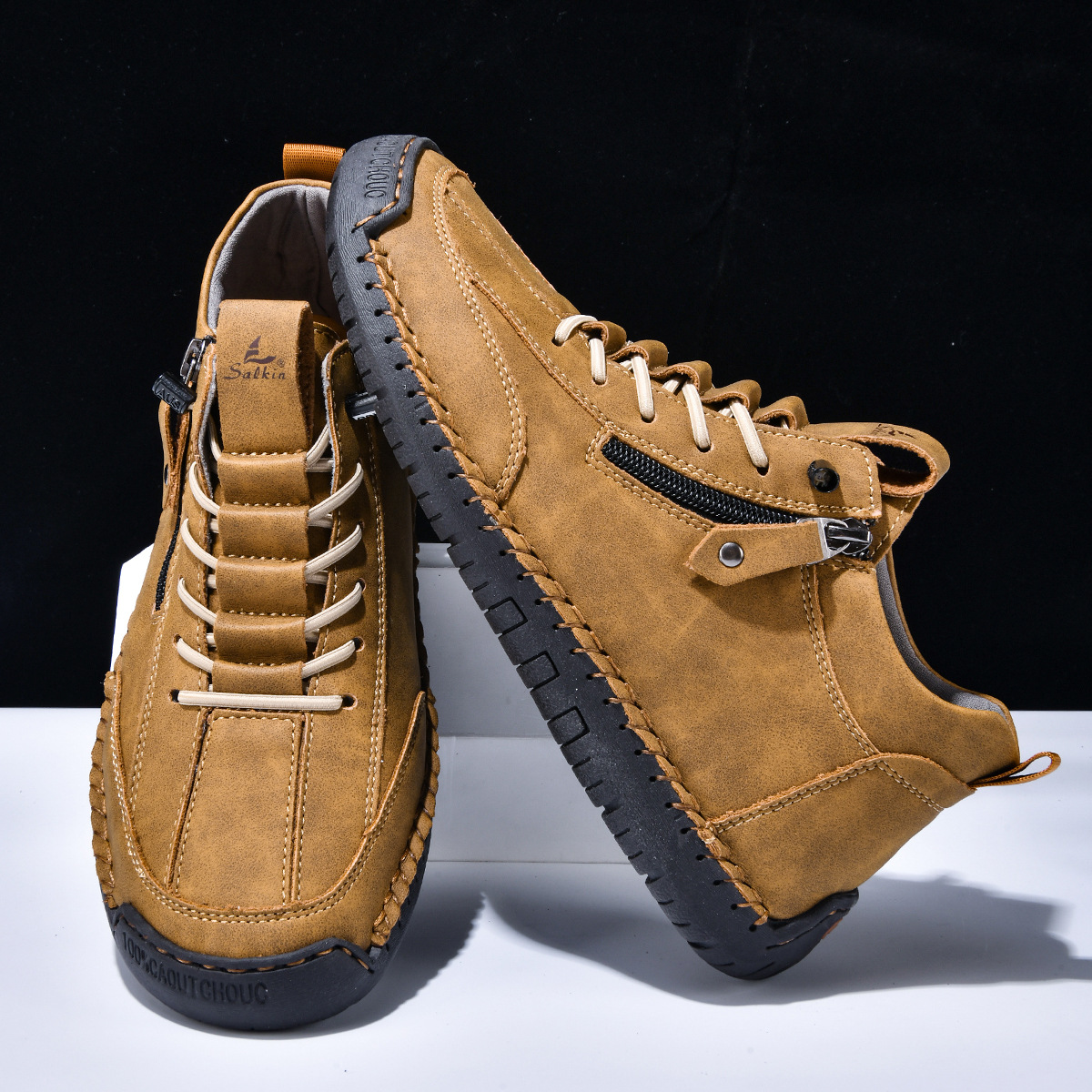 DELAUNAY | Chaussures en Nabuk avec Zip pour Homme
