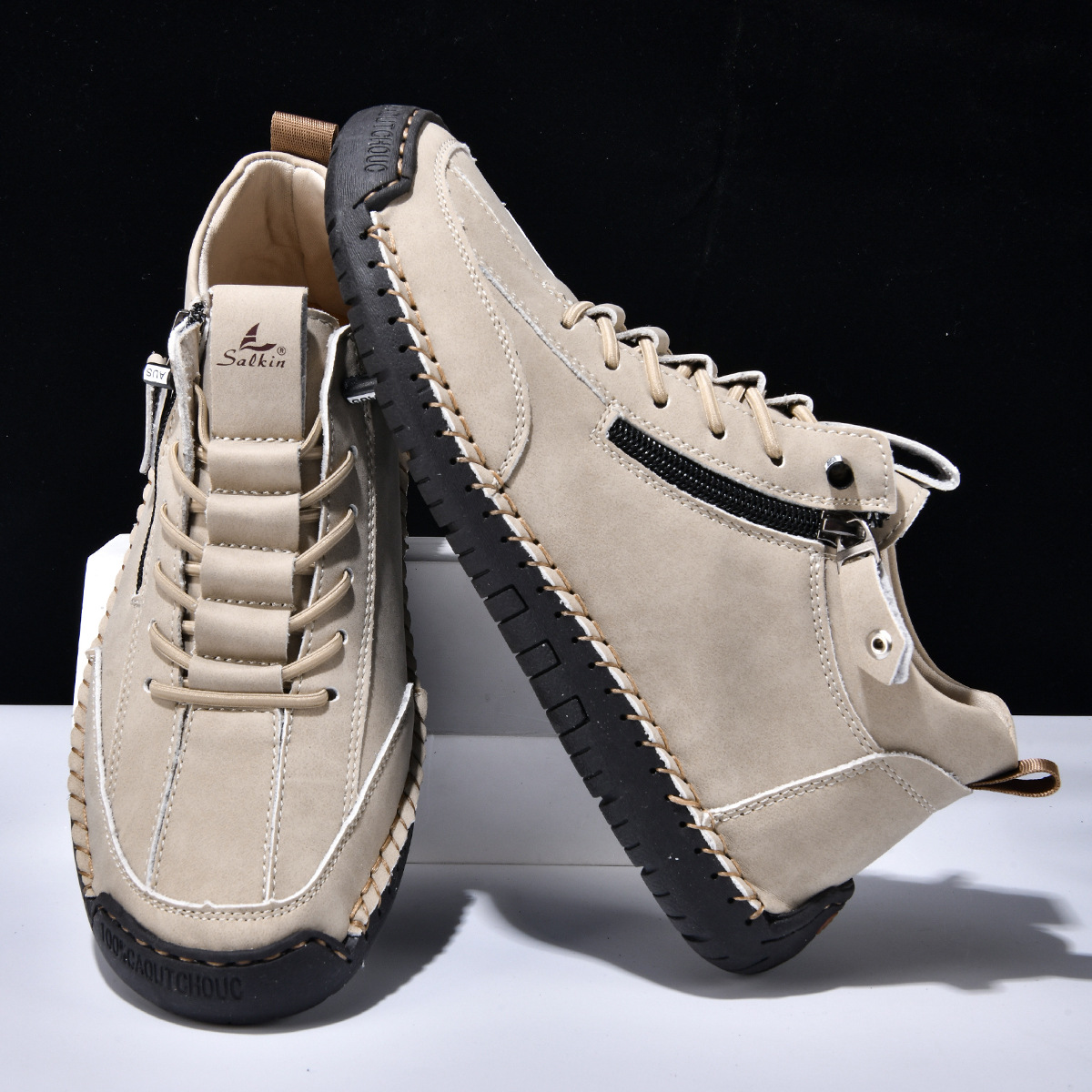 DELAUNAY | Chaussures en Nabuk avec Zip pour Homme