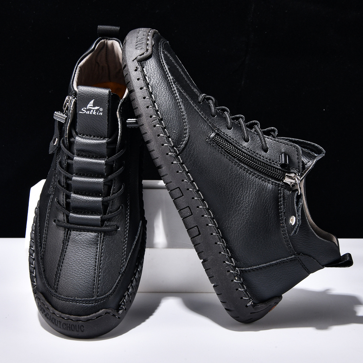DELAUNAY | Chaussures en Nabuk avec Zip pour Homme