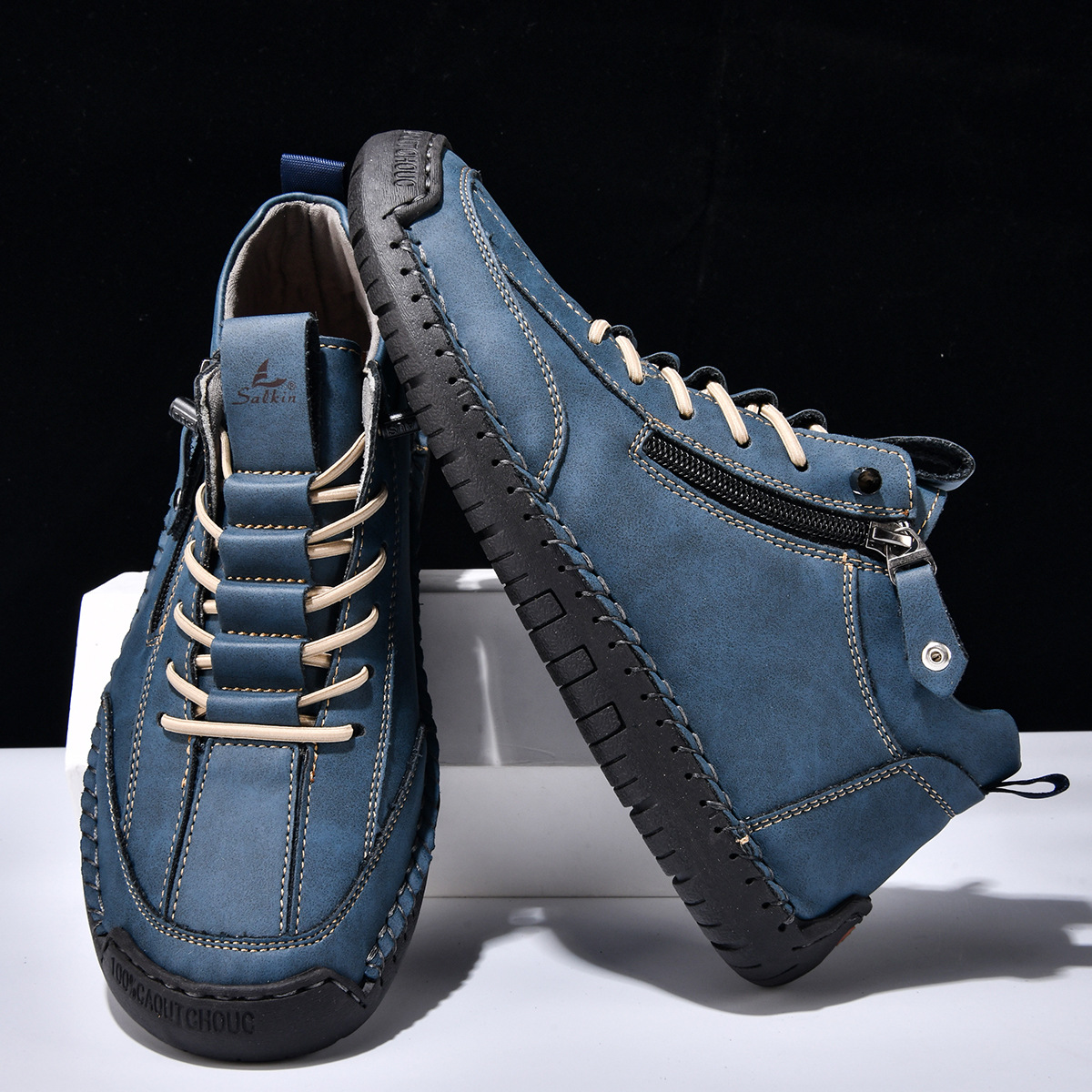 DELAUNAY | Chaussures en Nabuk avec Zip pour Homme