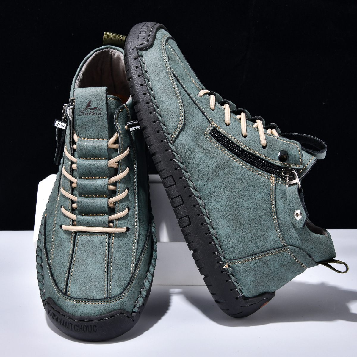 DELAUNAY | Chaussures en Nabuk avec Zip pour Homme