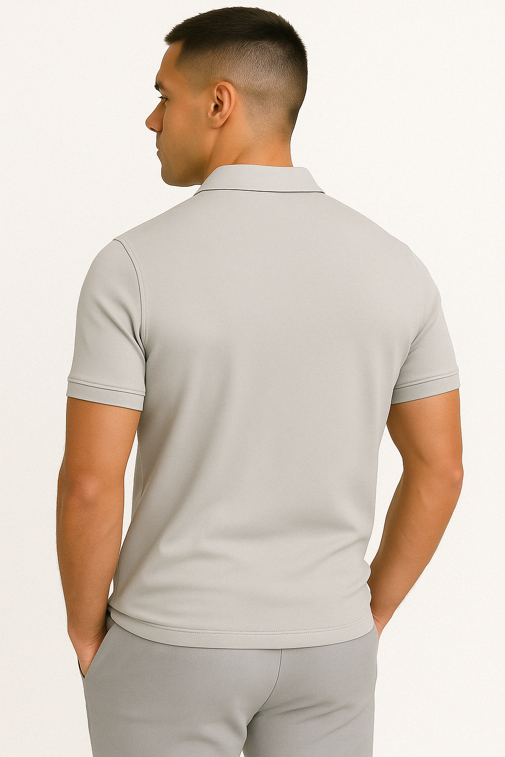 DELAUNAY | Polo Moderne avec Zip Mi-Haut