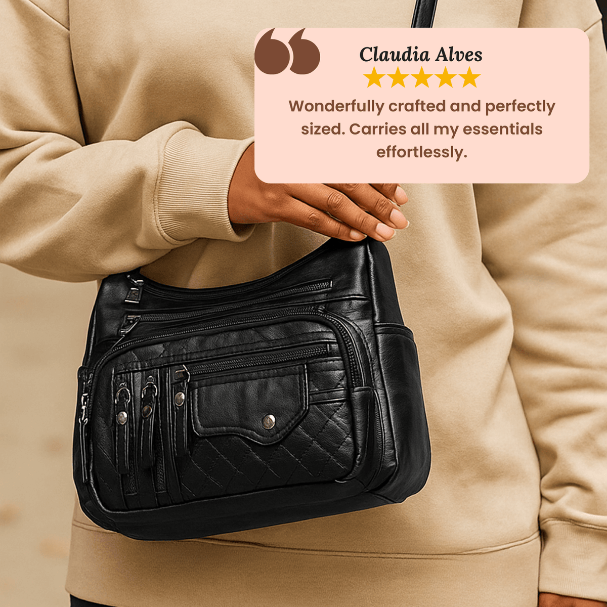 Antonina | Sac Bandoulière au Style Utilitaire