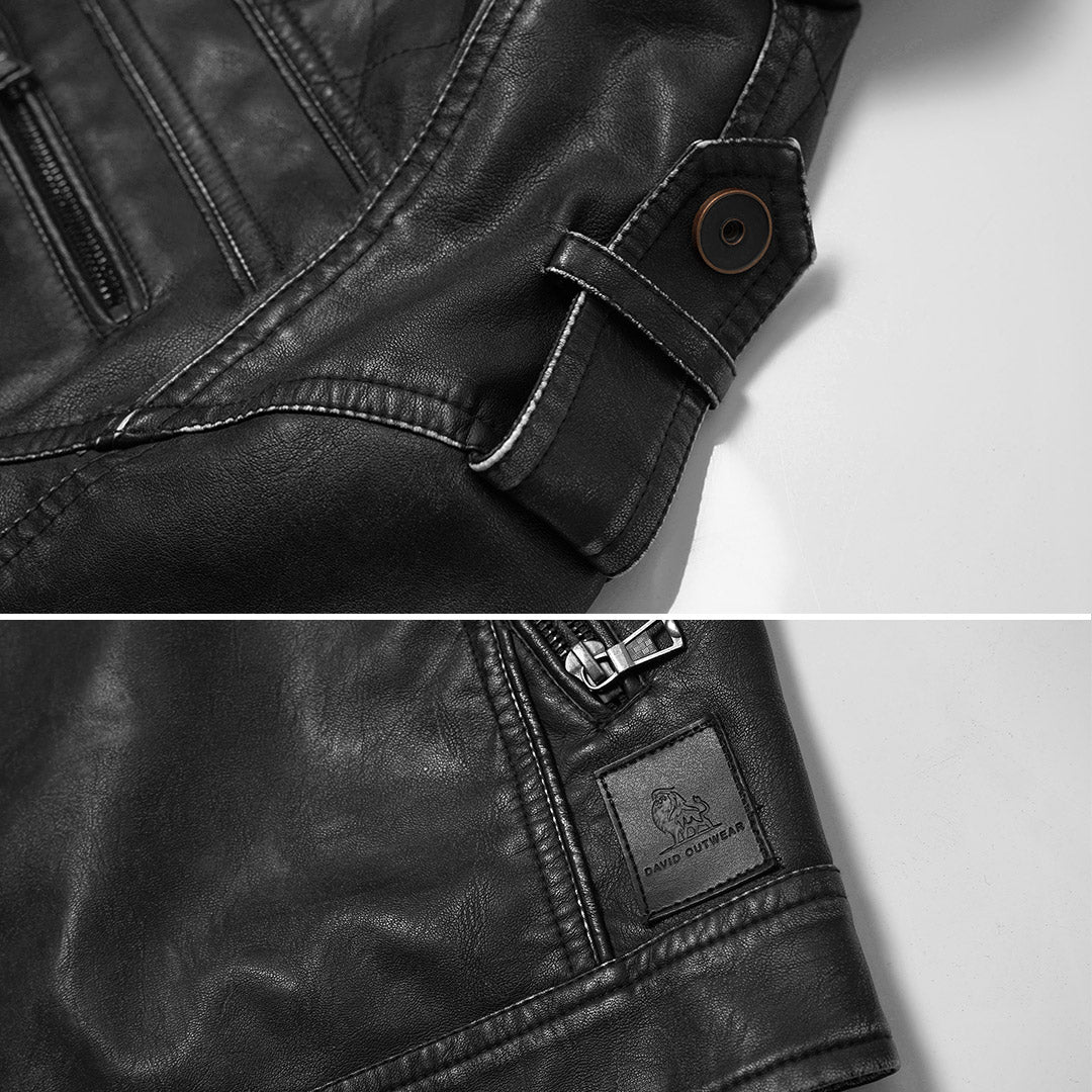 Blouson Engine en Cuir