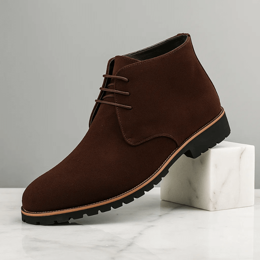 Ethan | Élégantes Bottines Hautes Homme Design avec Semelle Profilée