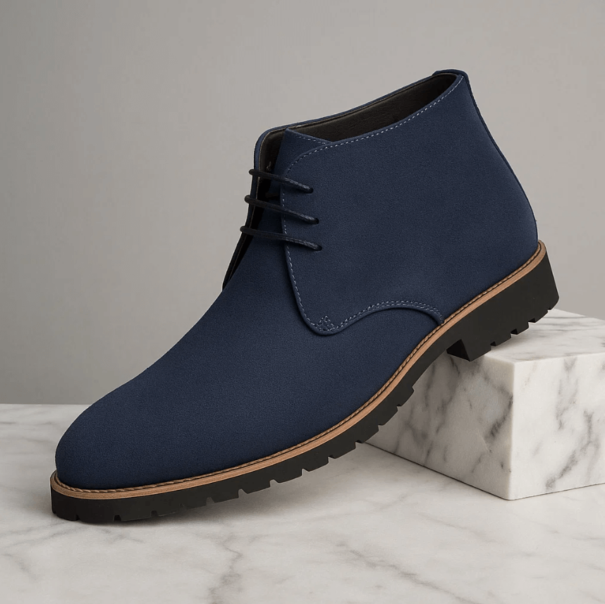 Ethan | Élégantes Bottines Hautes Homme Design avec Semelle Profilée