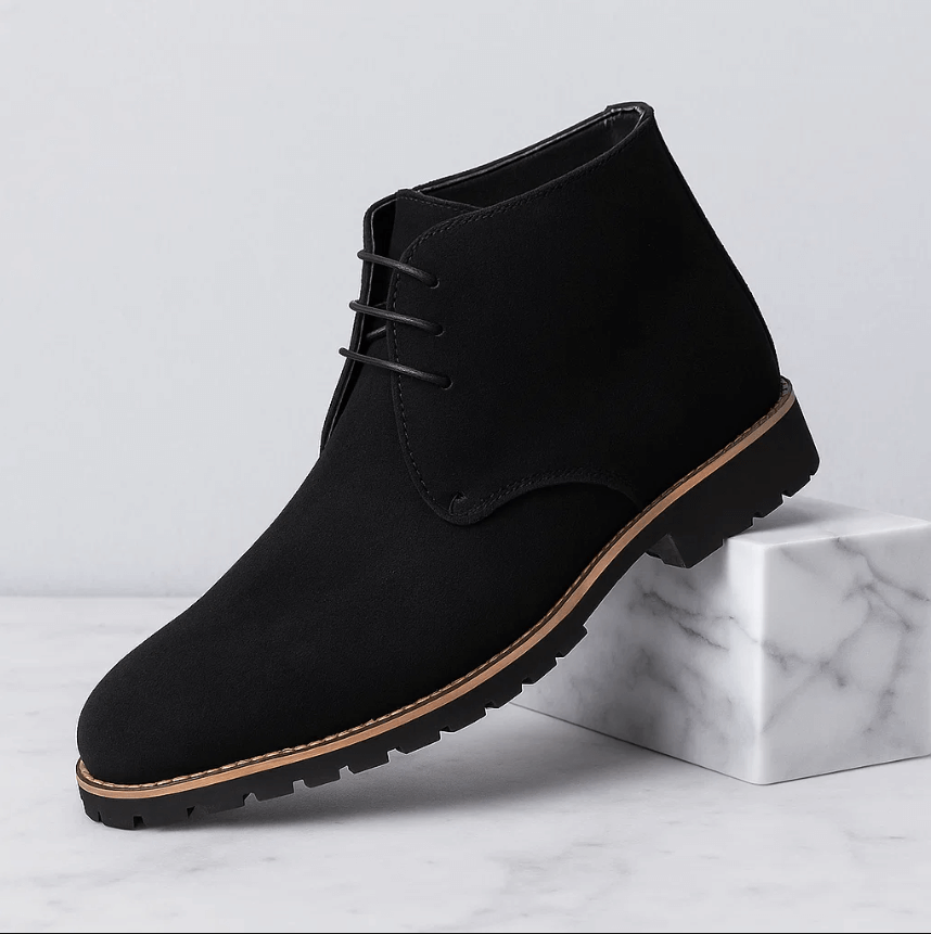 Ethan | Élégantes Bottines Hautes Homme Design avec Semelle Profilée