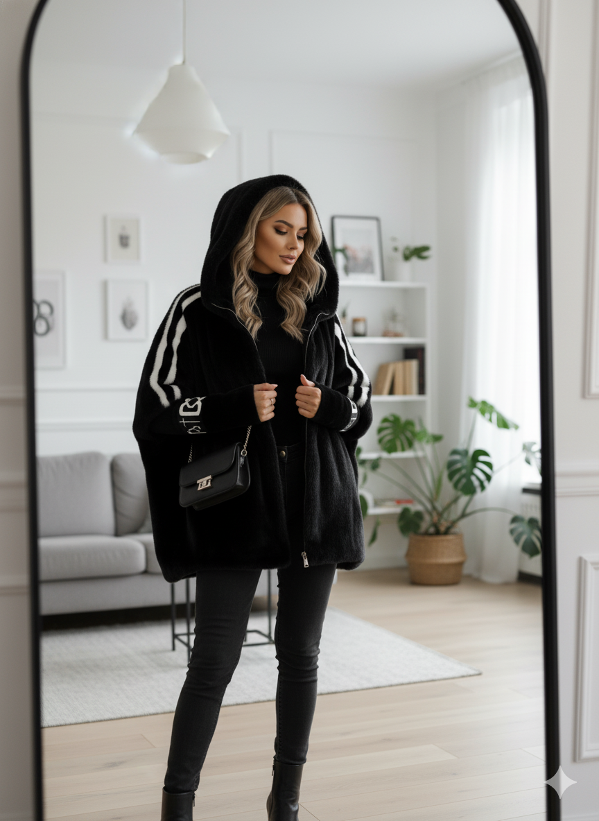 Janette™ – Élégant Manteau de Fourrure d'Hiver
