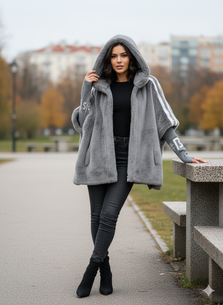 Janette™ – Élégant Manteau de Fourrure d'Hiver
