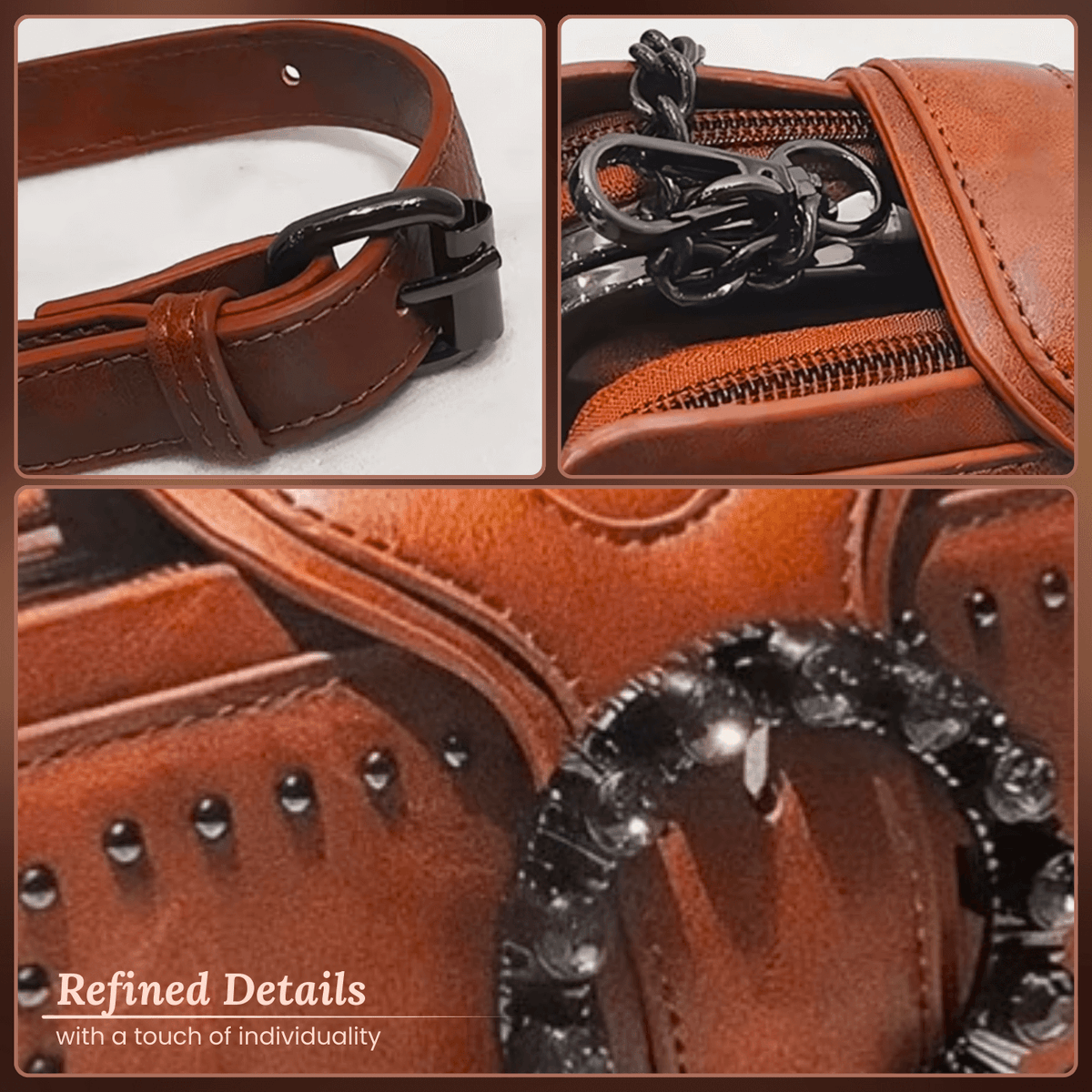 Margherita | Pochette à Boucle Cloutée
