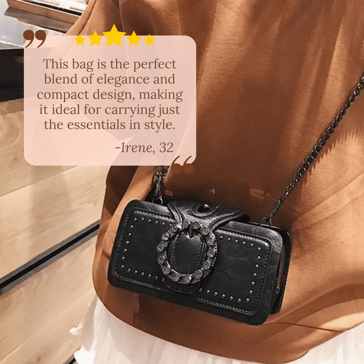 Margherita | Pochette à Boucle Cloutée