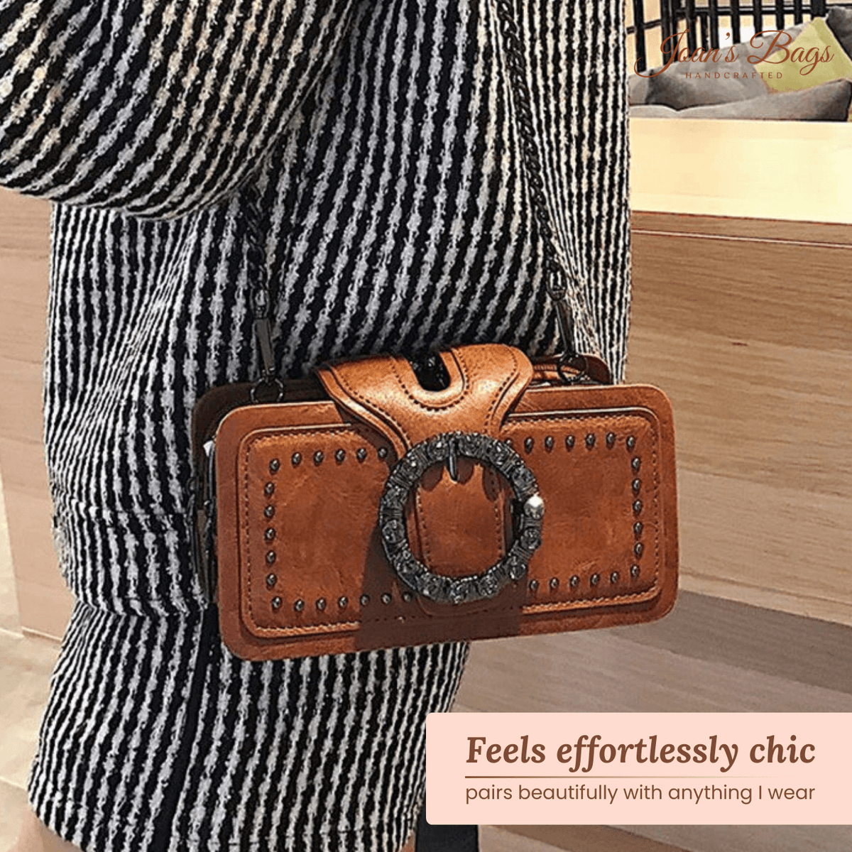 Margherita | Pochette à Boucle Cloutée