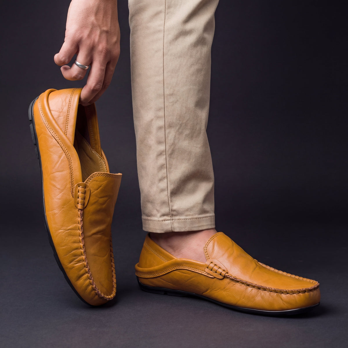 DELAUNAY | Mocassins Cuir Souple Antoine