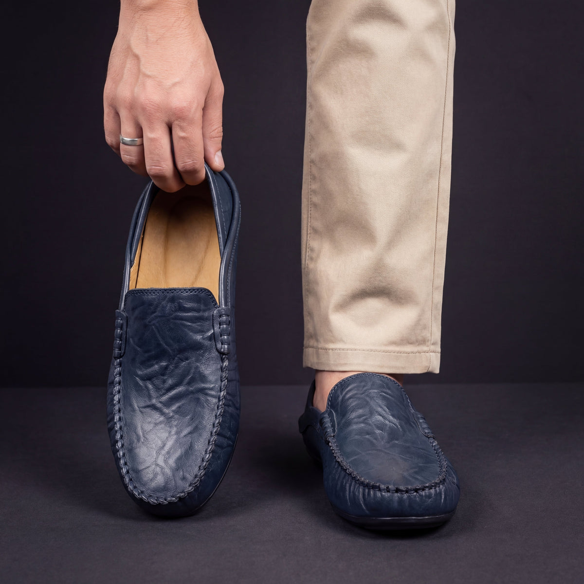 DELAUNAY | Mocassins Cuir Souple Antoine