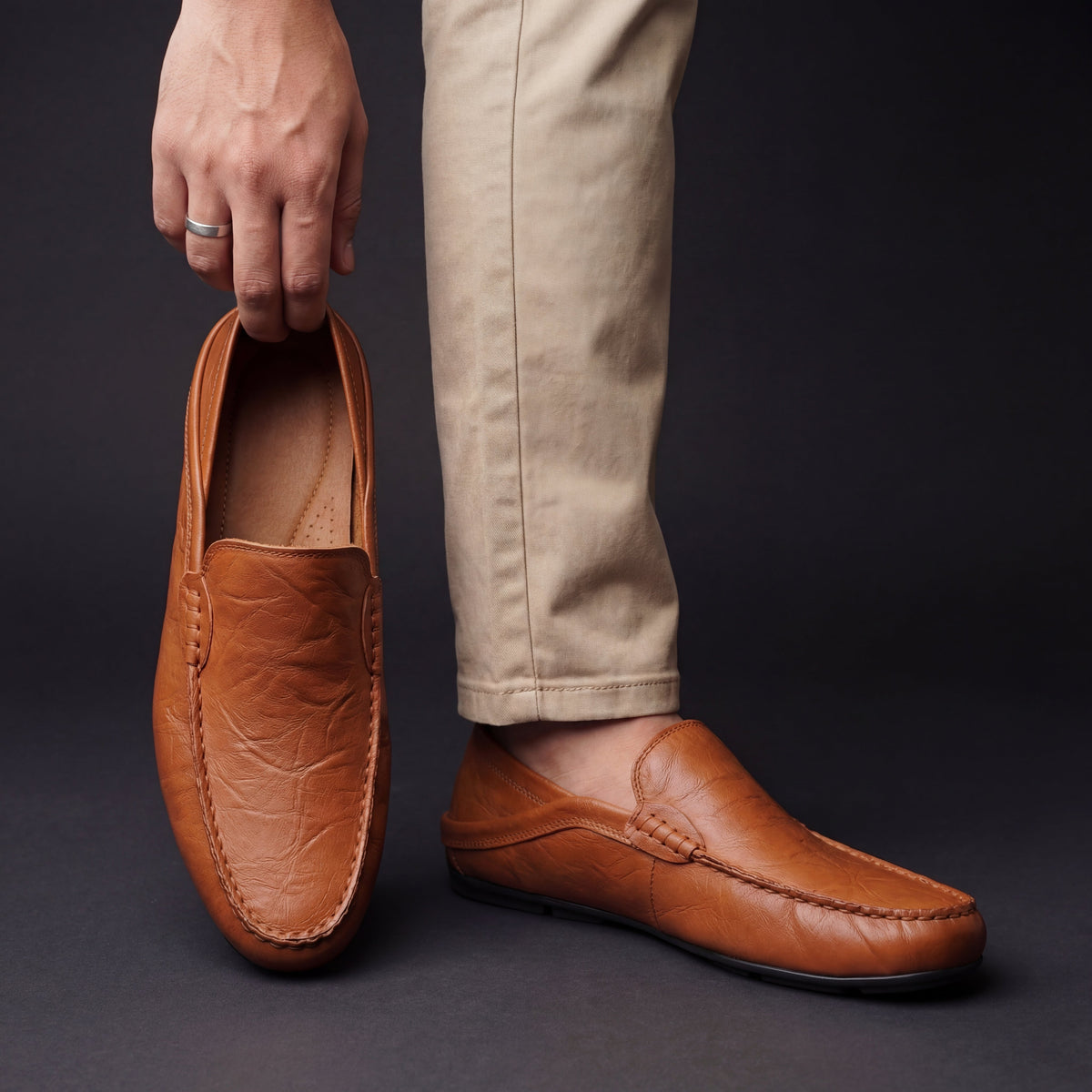 DELAUNAY | Mocassins Cuir Souple Antoine