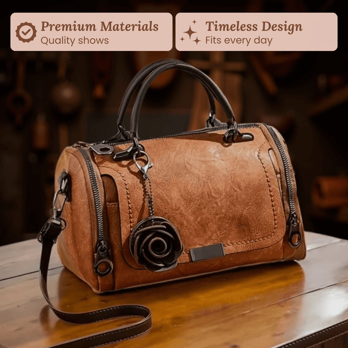 Veronica | Sac à Main à Accent Floral