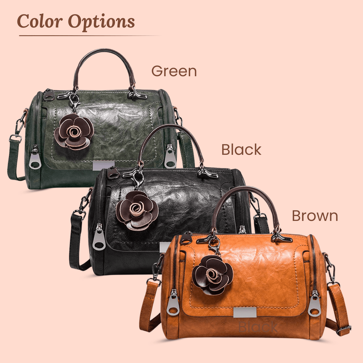 Veronica | Sac à Main à Accent Floral