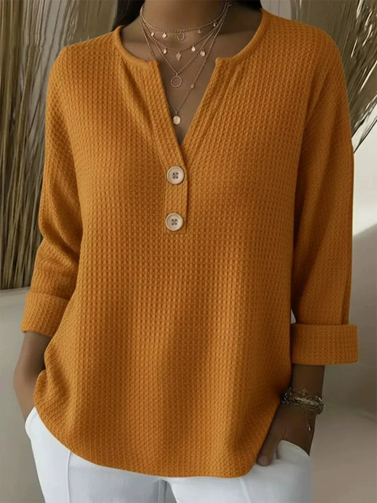 DELAUNAY | Haut Henley Gaufré Michèle