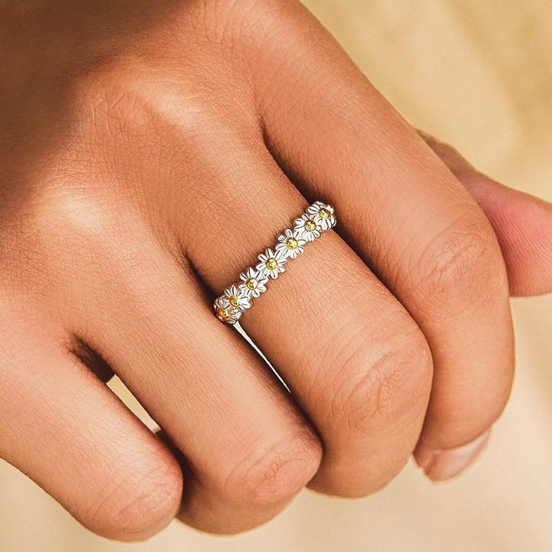 Delaunay | BAGUE AJUSTABLE EN ARGENT AVEC MARGUERITE