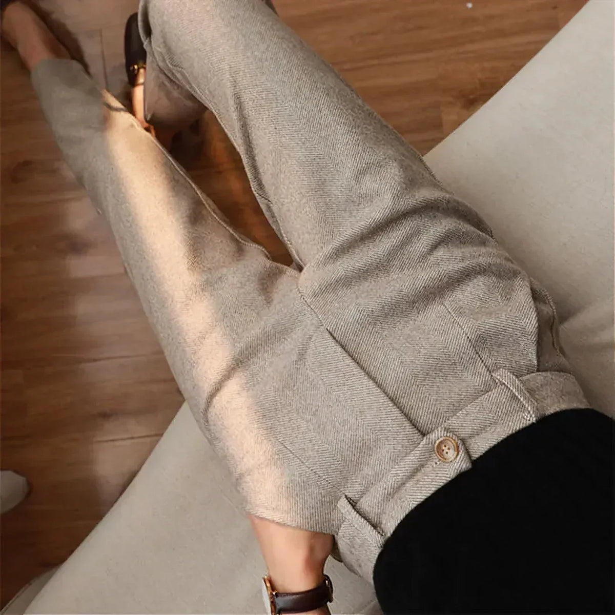 DELAUNAY | Pantalons Élégants en Pure Laine sur Mesure