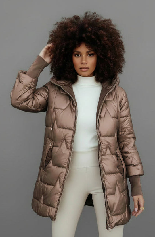 Cristelle™ | Manteau matelassé léger à capuche