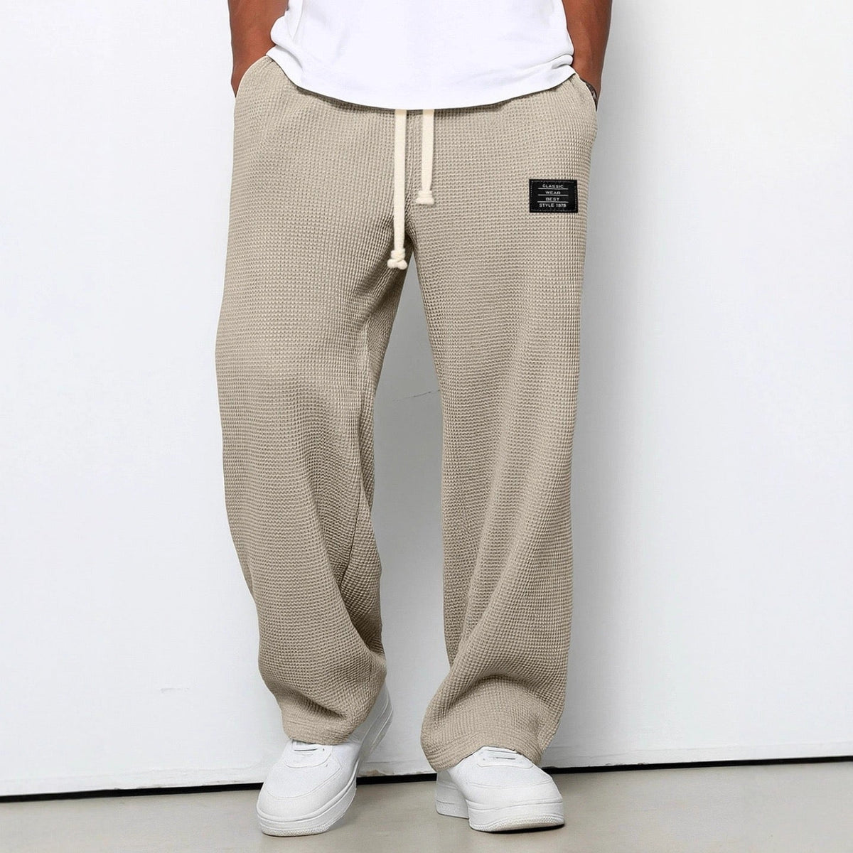 DELAUNAY | Pantalon Ample Maille Gaufrée Jacques