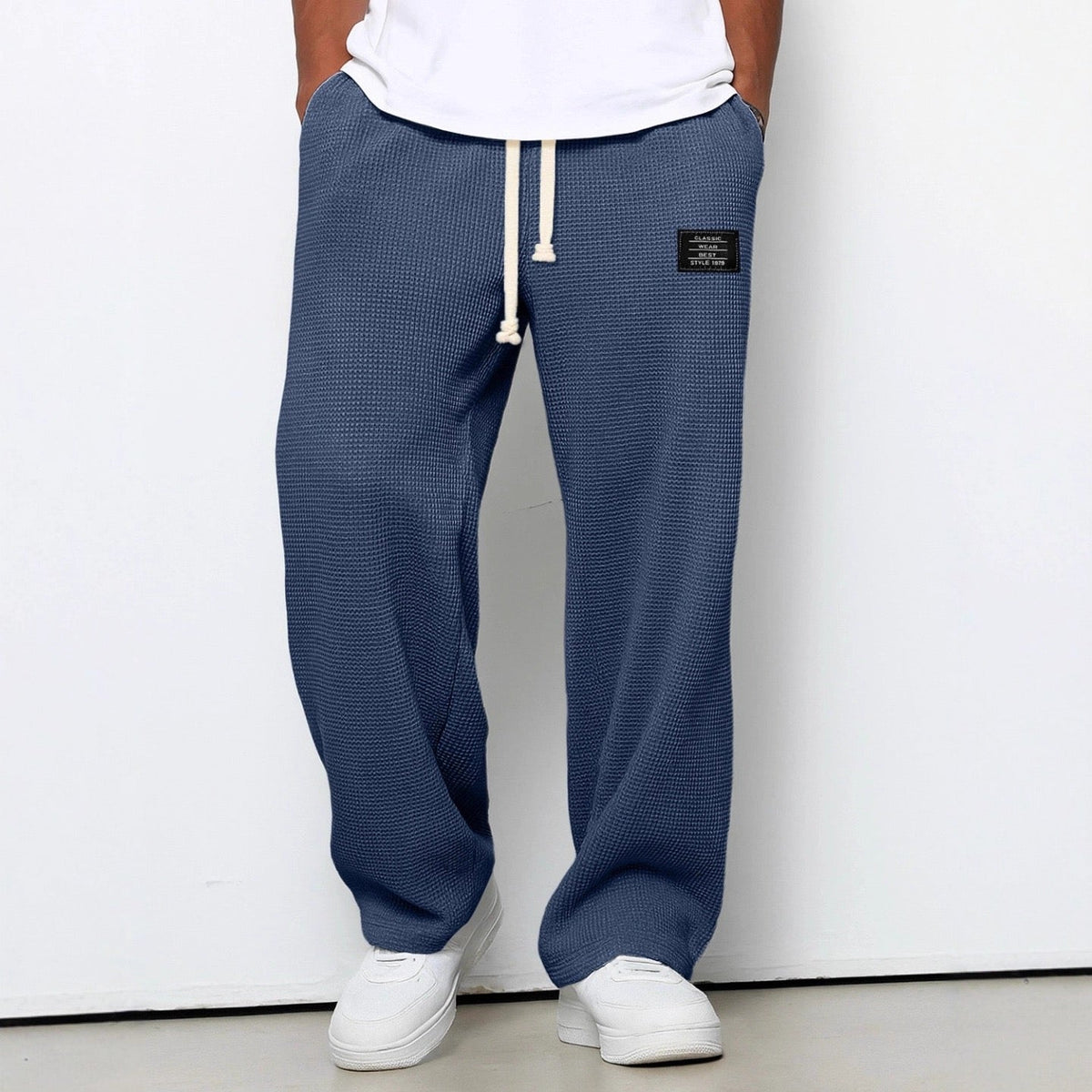 DELAUNAY | Pantalon Ample Maille Gaufrée Jacques