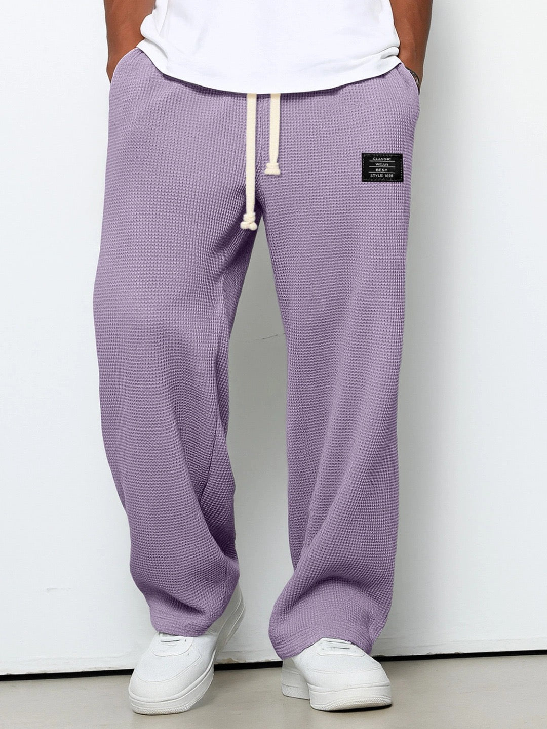 DELAUNAY | Pantalon Ample Maille Gaufrée Jacques