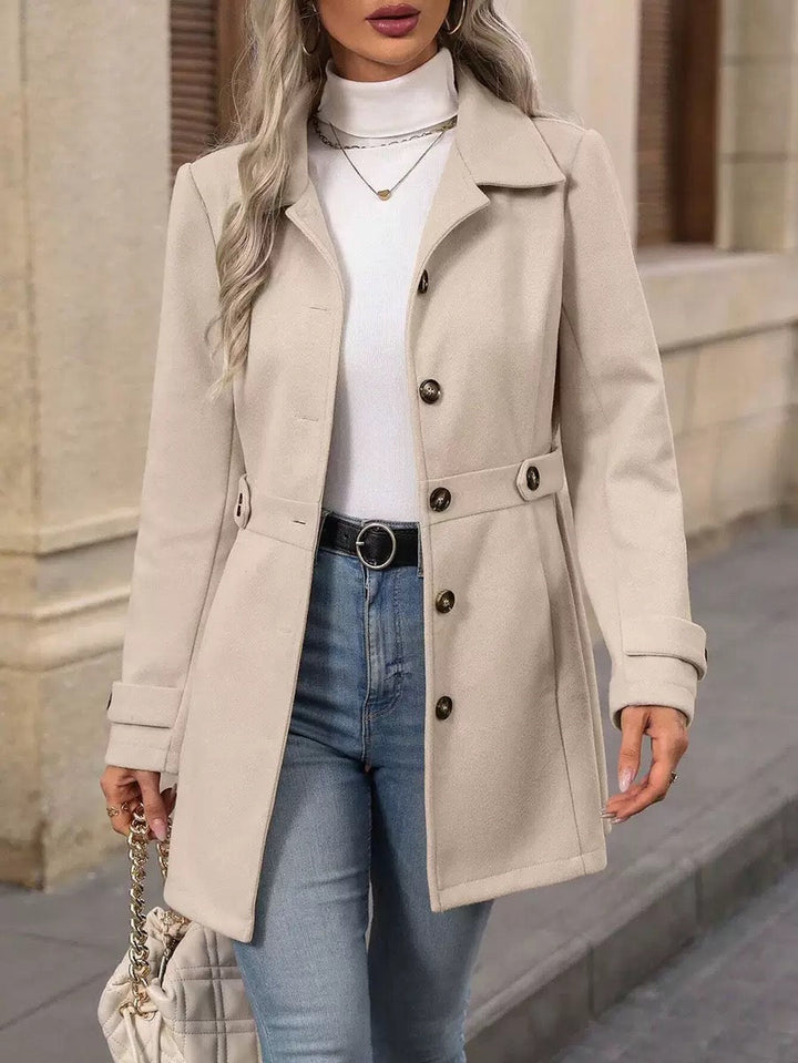 Delaunay | Manteau Ceinturé Élégant Christine