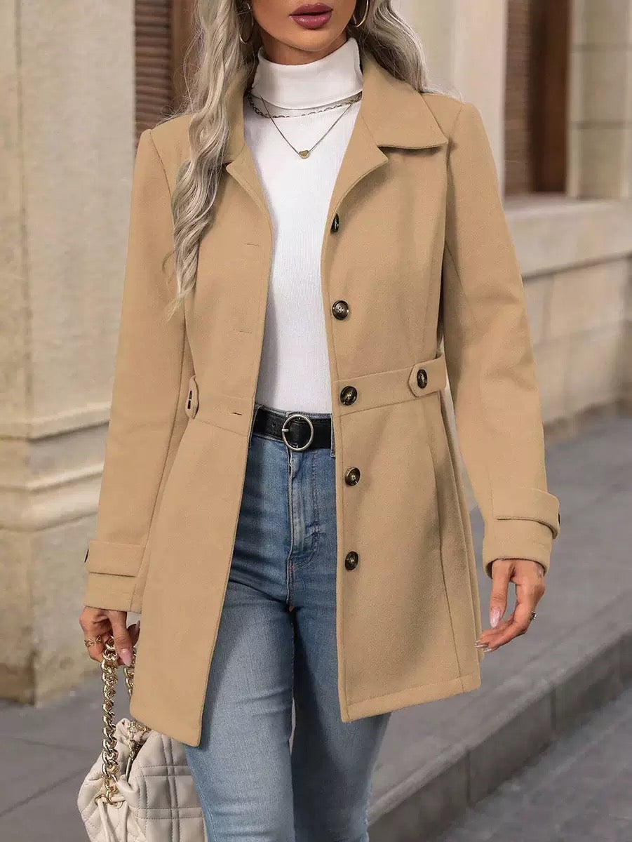 Delaunay | Manteau Ceinturé Élégant Christine