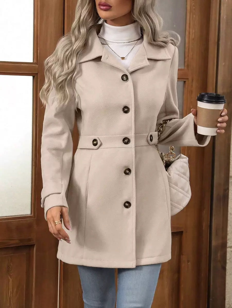 Delaunay | Manteau Ceinturé Élégant Christine