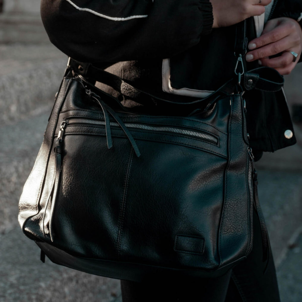 Serena | Sac Porté Épaule à Fermeture Zippée