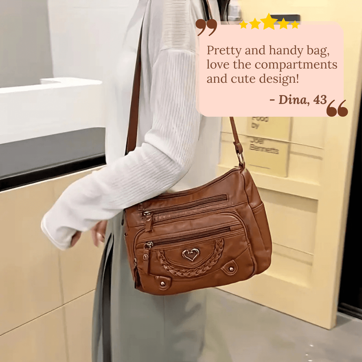 Greta | Sac Bandoulière Charme Tressé